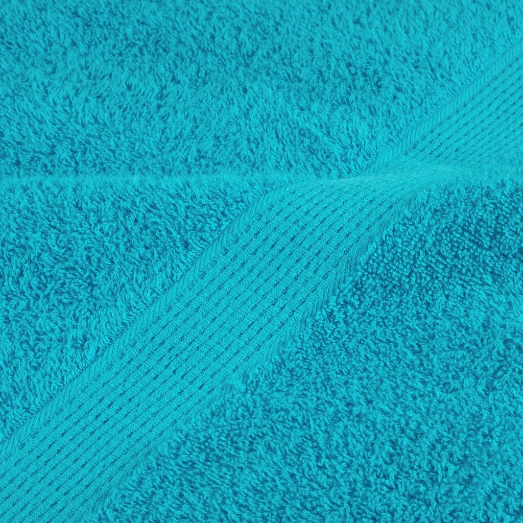 Asciugamani Doccia SOLUND 10 pz | Teli per bagno Turchesi 70x140cm 600 g/m2