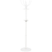 Perchero de metal blanco 176h cm