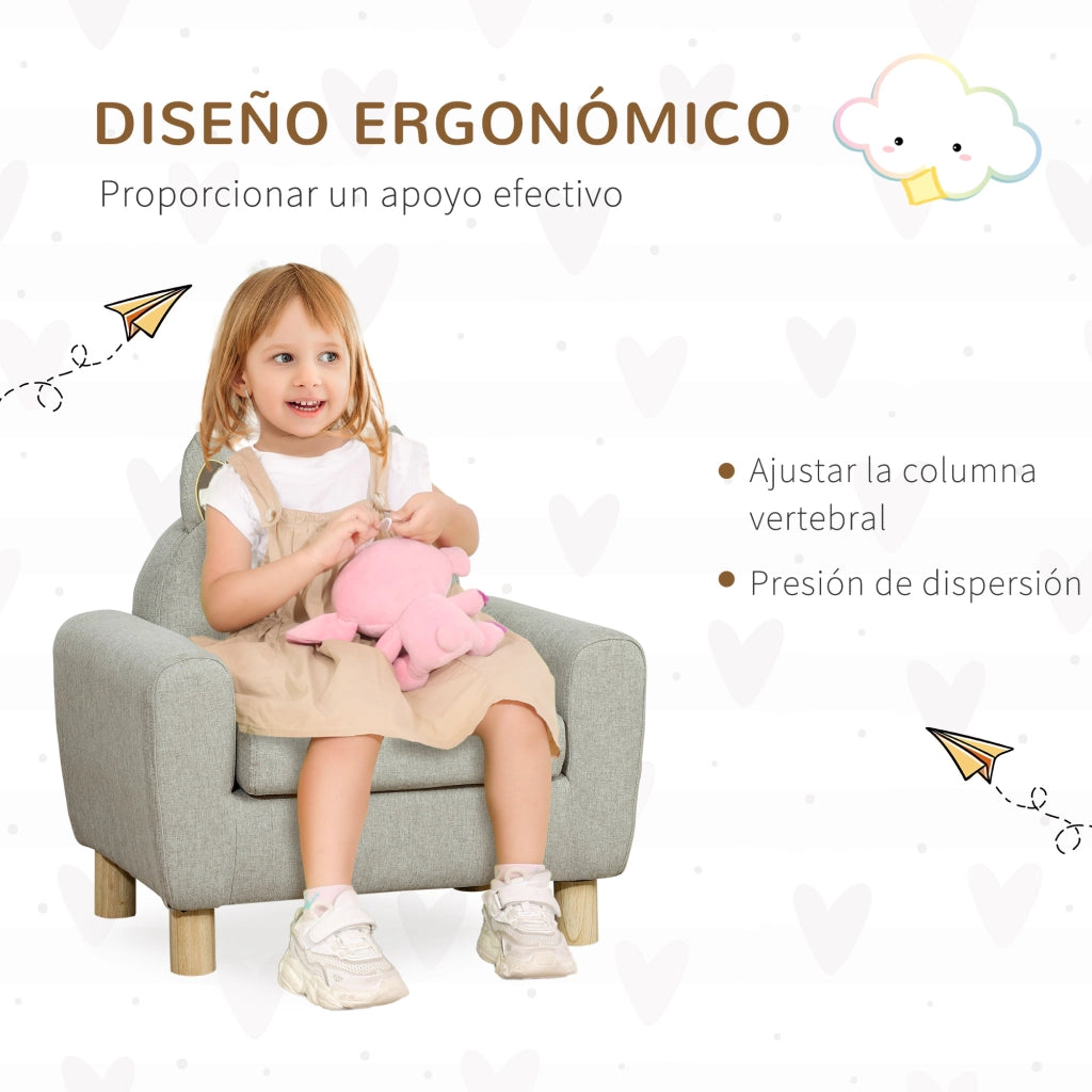 Poltrona per Bambini ¨C zephmum ¨C 61x42x53 cm Marrone