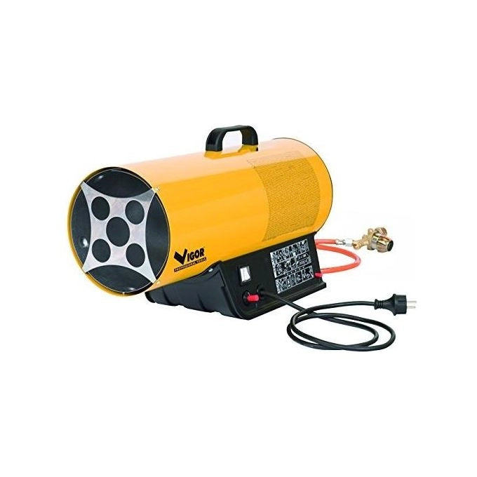 Vigor MCS-17M Generatore di Aria Calda a Gas Propano 16 kW 300 mc-h Accensione Piezo IP44
