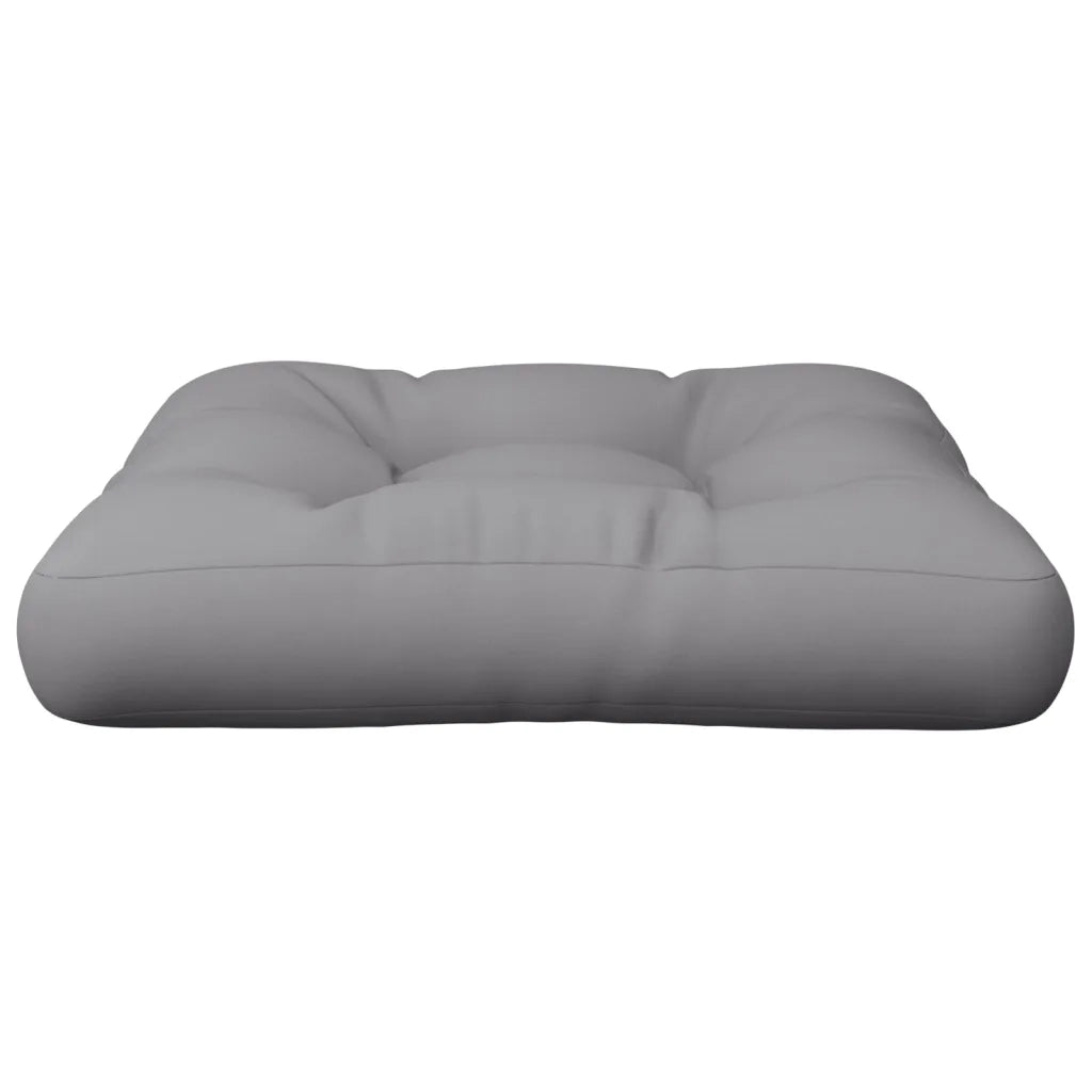 Cuscino per Pallet Grigio 50x50x12 cm in Tessuto 360426