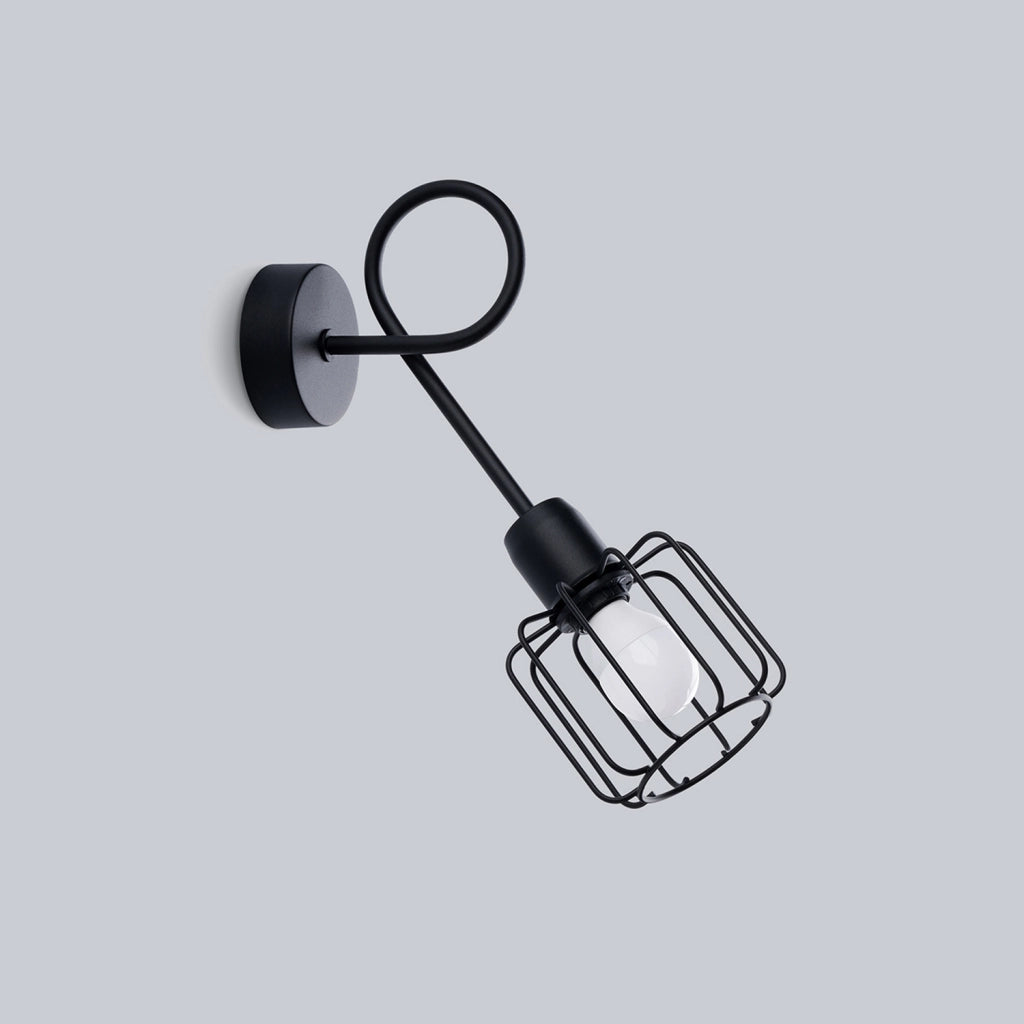 Lampada da parete BELUCI 1S nero