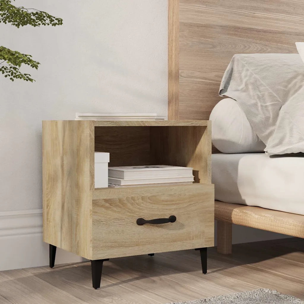 Comodino Rovere Sonoma in Legno Multistrato 812030