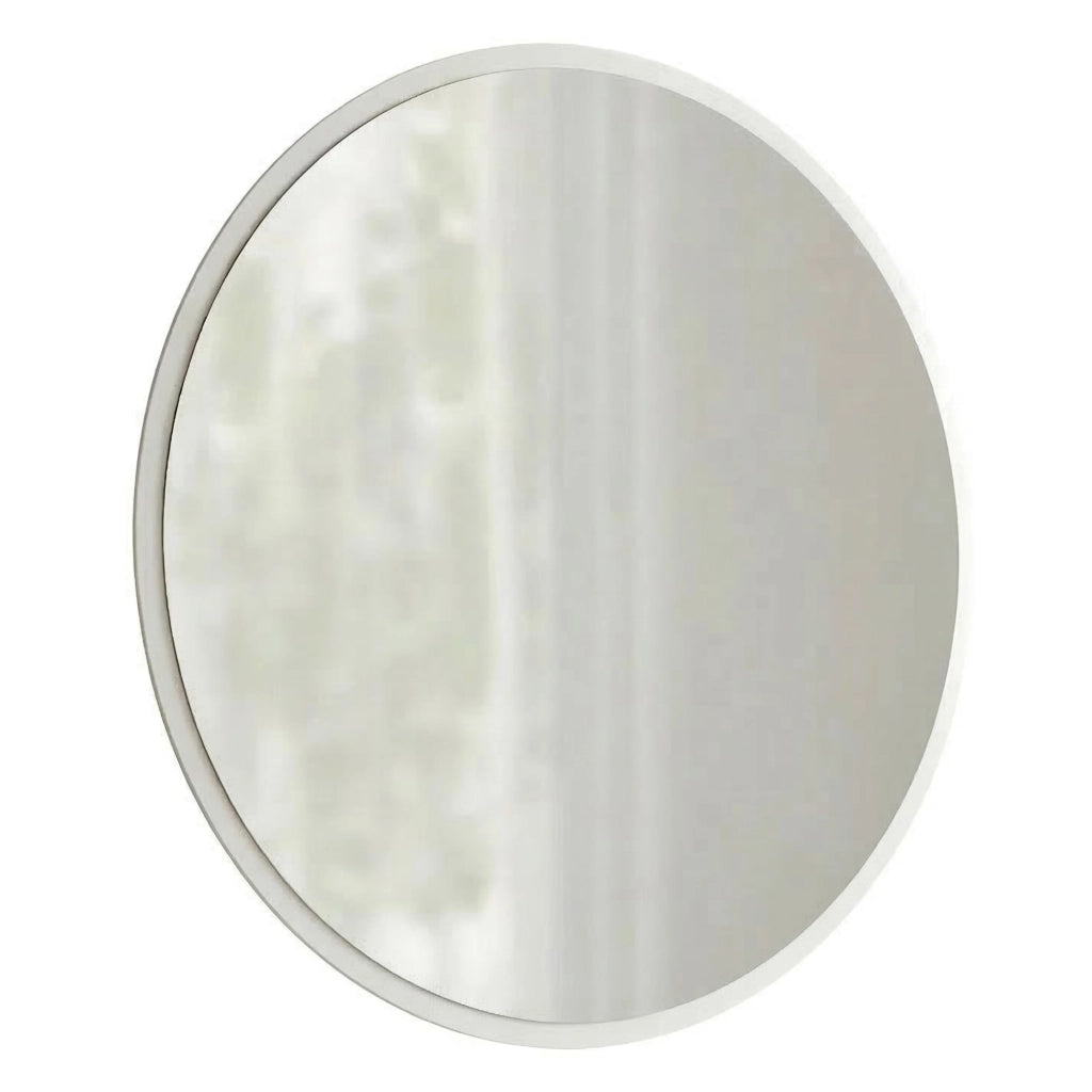 Rosciano, Specchio Forma Rotondo, 60x60h cm Bianco