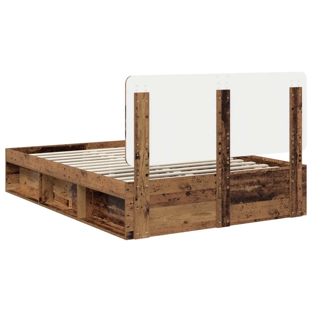 Struttura del letto Legno vecchio 150 x 200 cm Pino massello 3412477
