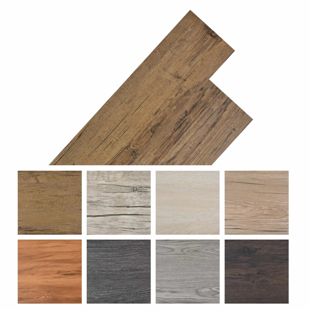 Tavole per Pavimenti 36 pcs Marrone Noce 5,02 m² PVC 42046254