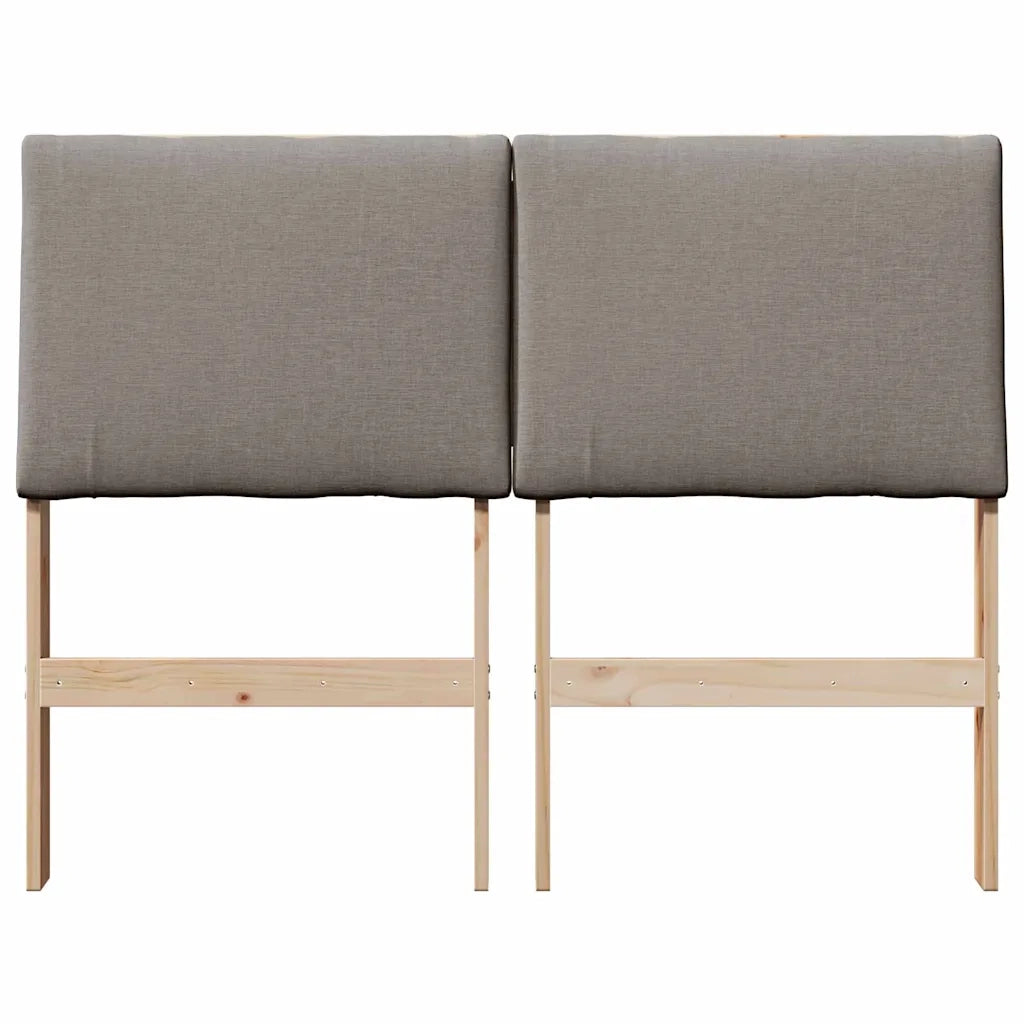 Testiera imbottita Talpa 135 cm Pino massello 879292