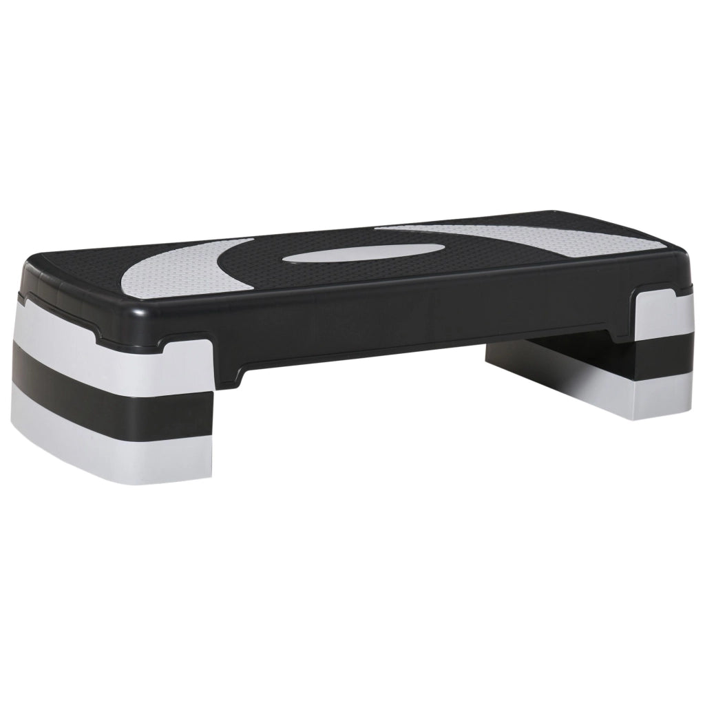 Stepper 3 Stadi Regolabile ¨C Minimal ¨C Nero Grigio 80x31x20 cm