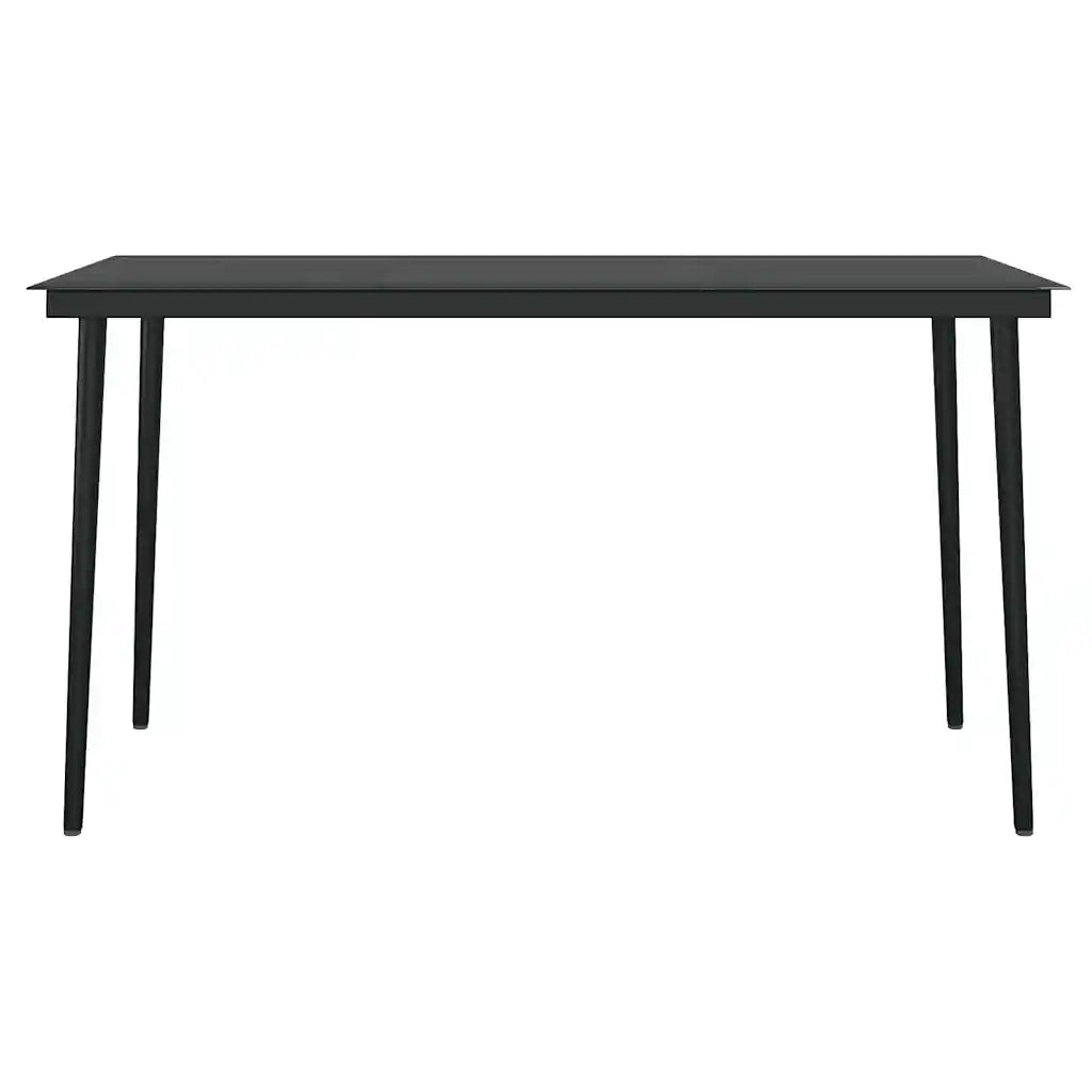 Set da Pranzo da Giardino 7 pz Nero 3099110
