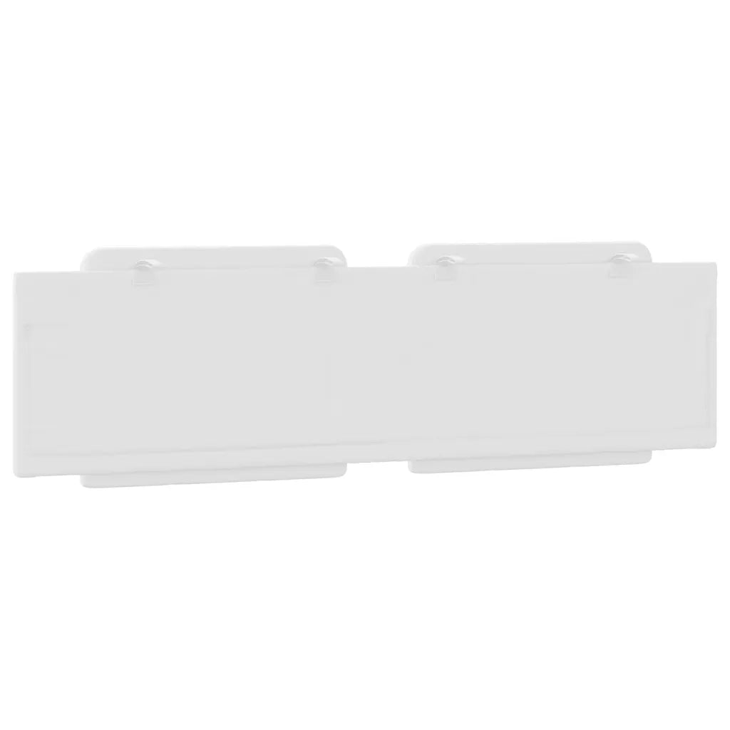 Cuscino Testiera Zadar Bianco 183 cm in Similpelle 374881