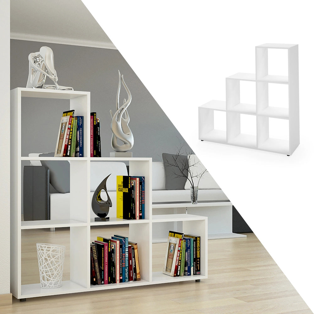 Vicco Scaffale per scale Bianco 107.2 x 107.8 cm