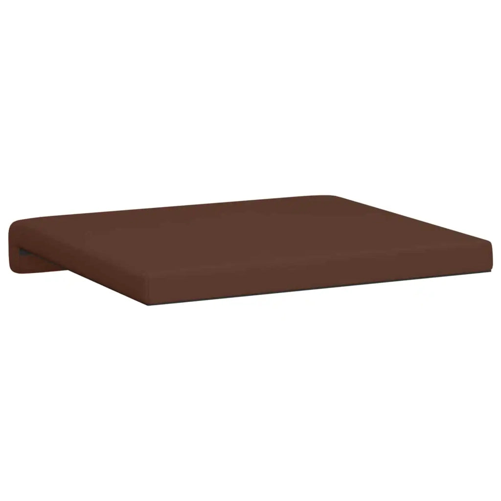 Cuscino per panchina 2 pcs Similpelle Marrone Profondità 35 cm 42043035