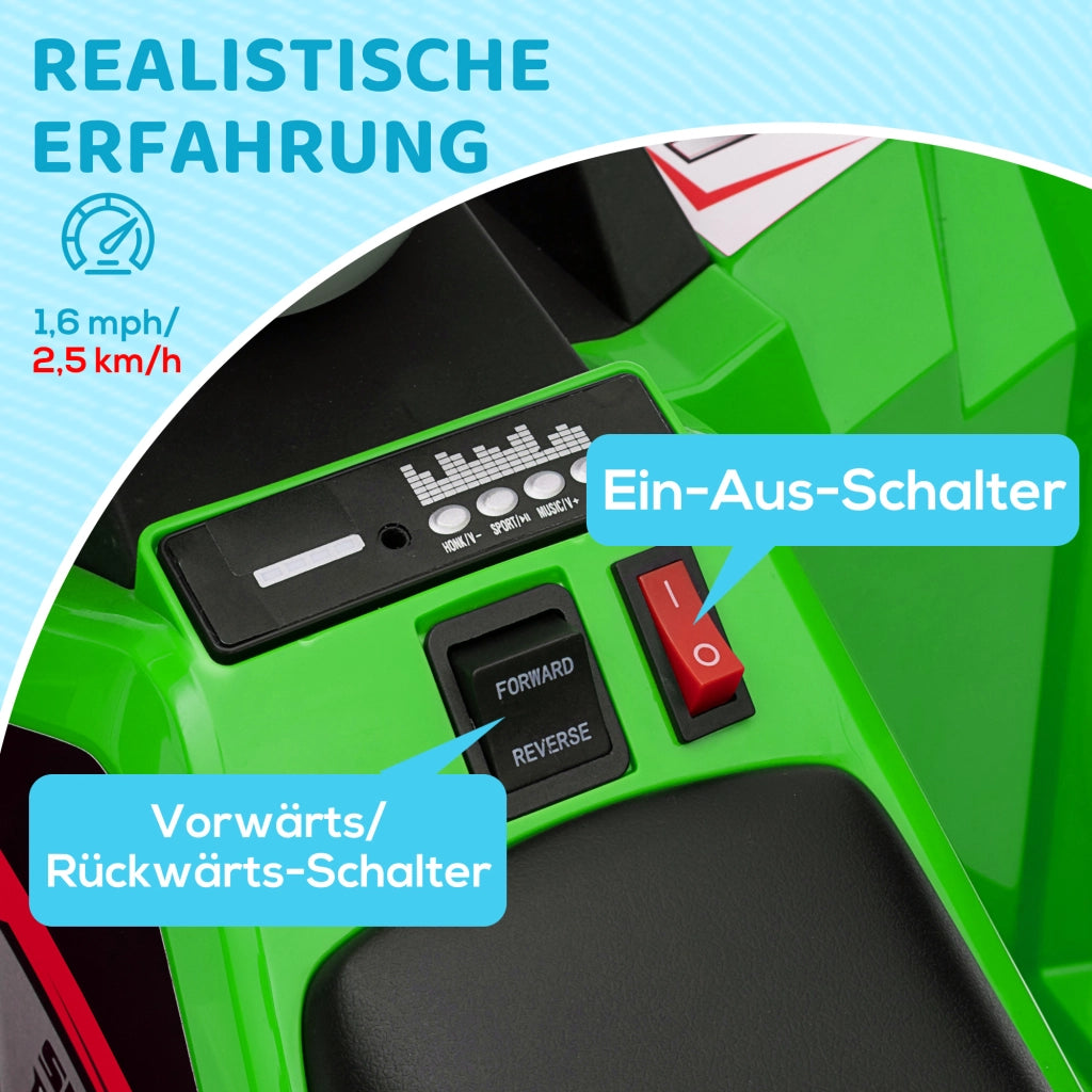 Quad elettrico per bambini ¨C zephmum ¨C Verde