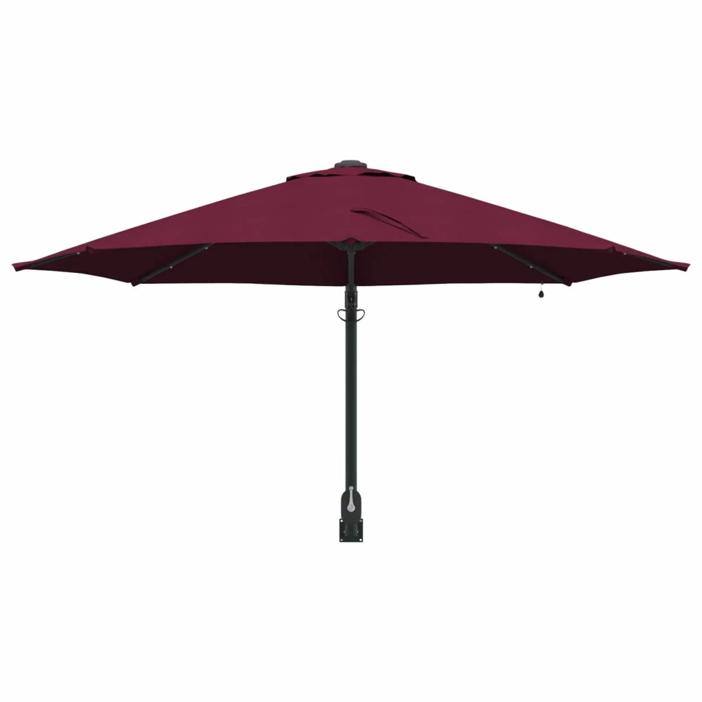 Ombrello da giardino Rosso Bordeaux 248 x 248 x 148 cm 42003247