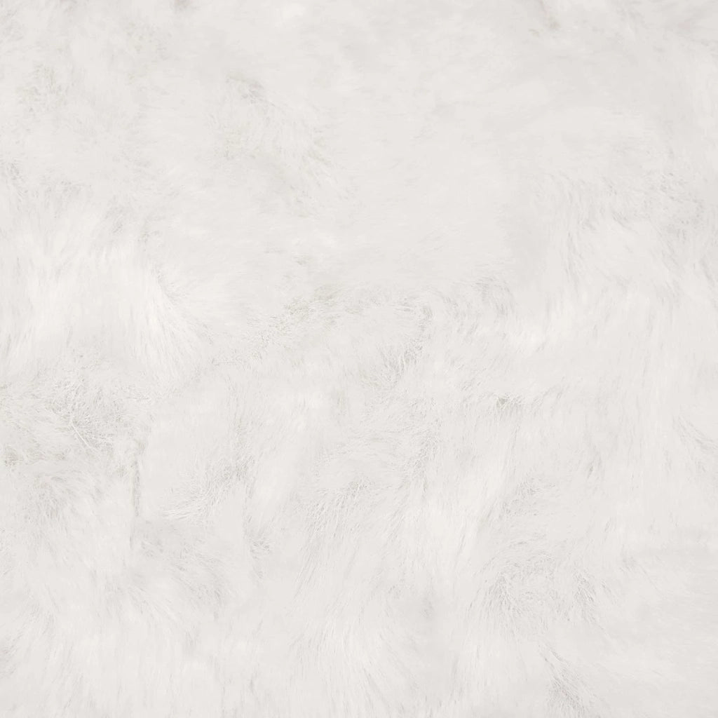 Tappeto antiscivolo in sintetica di coniglio OLITE Bianco 42021630