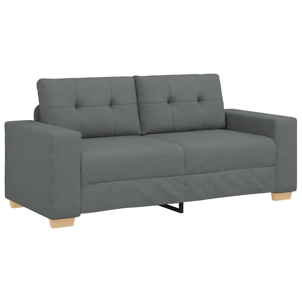 Divano Divanetto-Sofa Grigio Scuro 140 cm in Tessuto