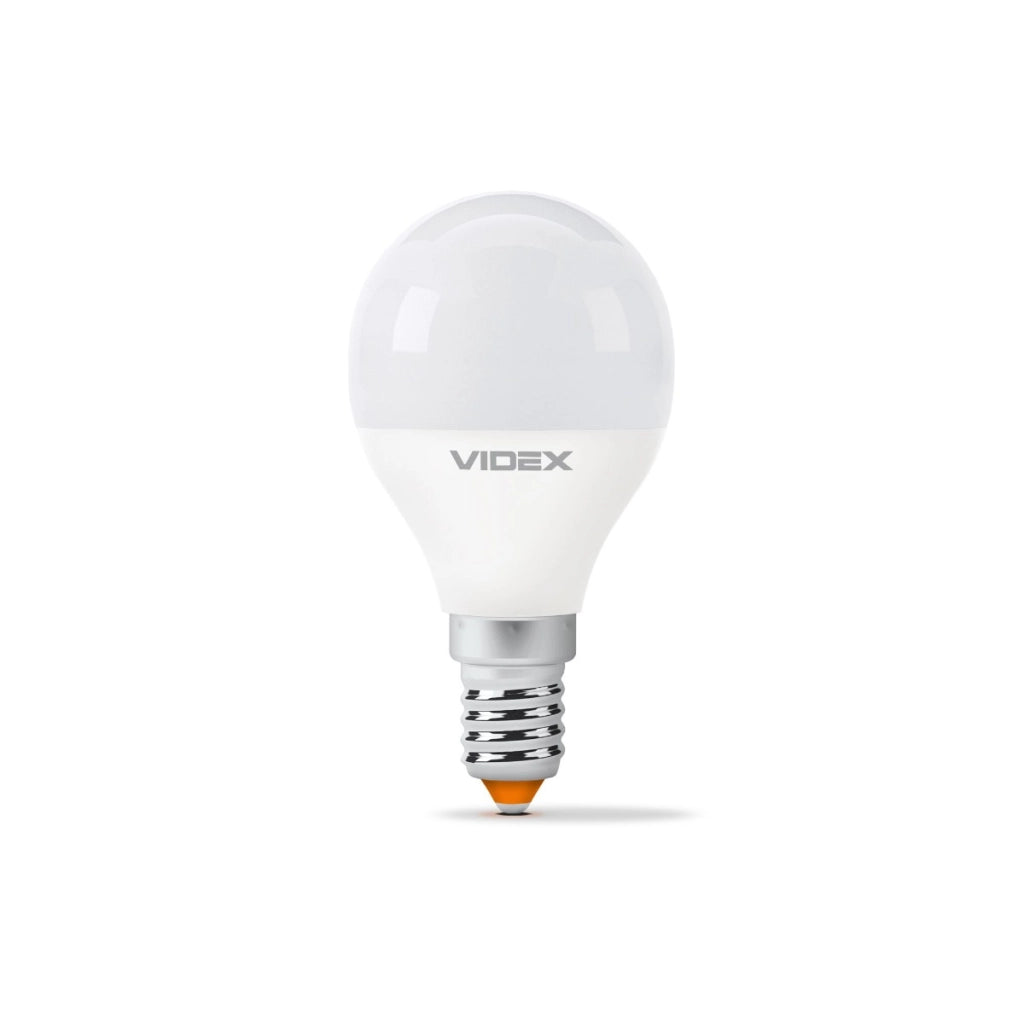 Lampadina LED G45 opale 4W E14 380lm 3000K calda Videx