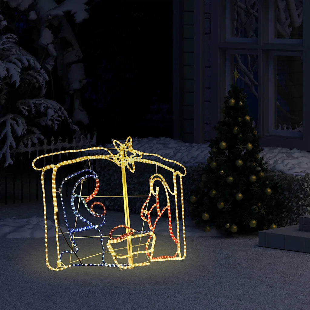 Natività Decorazione di Natale 240 LED 116x41x87 cm 289981