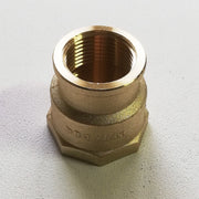Manicotto ridotto da 3/4'' x 1/2''ff in ottone