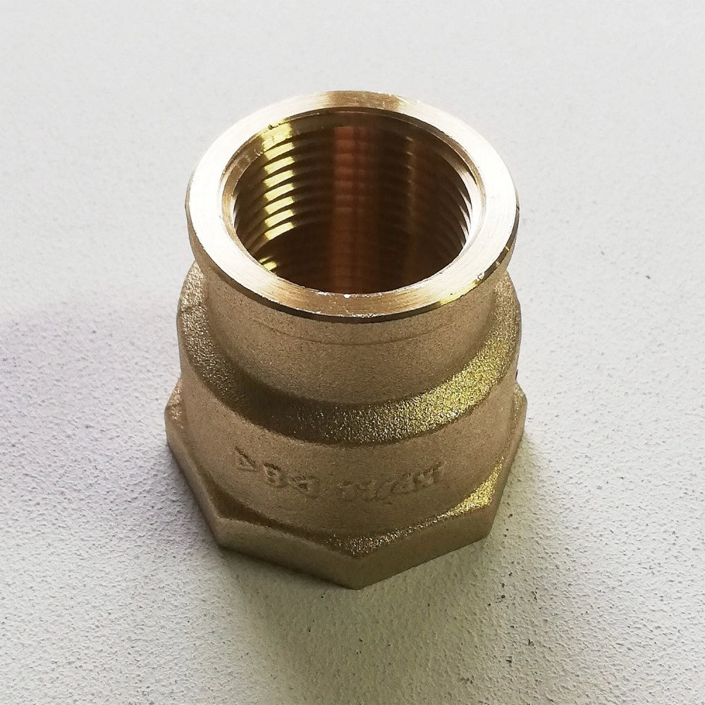 Manicotto ridotto da 3/4'' x 1/2''ff in ottone
