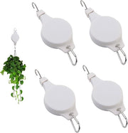 Hanger per piante con chiusura automatica per piante pesanti - 4-pack bianco