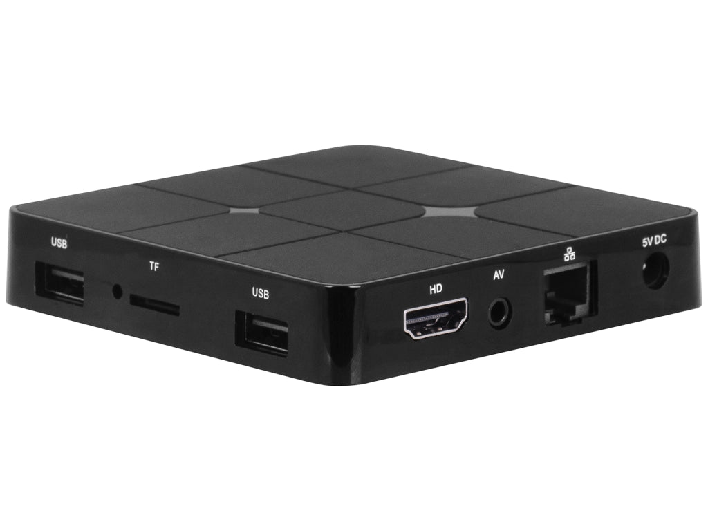 SMART TV INTERNET BOX 4K ANDROID 2GB RAM QUAD CORE BLUETOOTH TREVI IP 360 S8