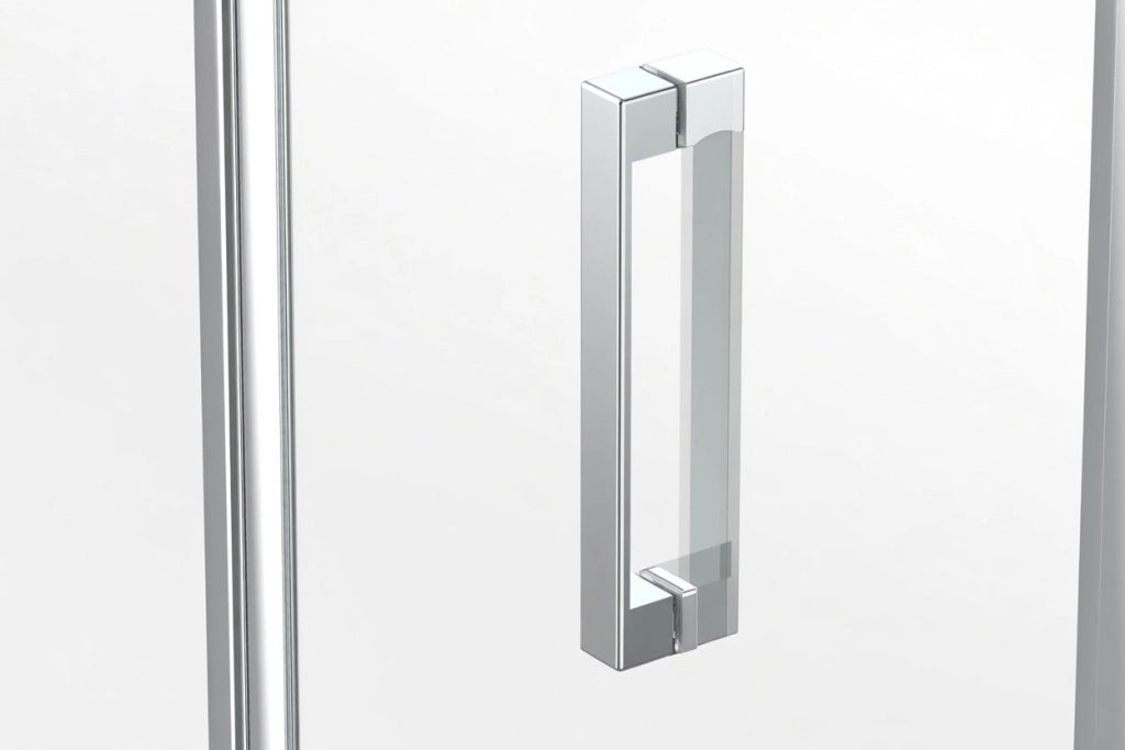 Box doccia nicchia 110 cm porta due battenti H190 cm GENNY - Cromato Lucido