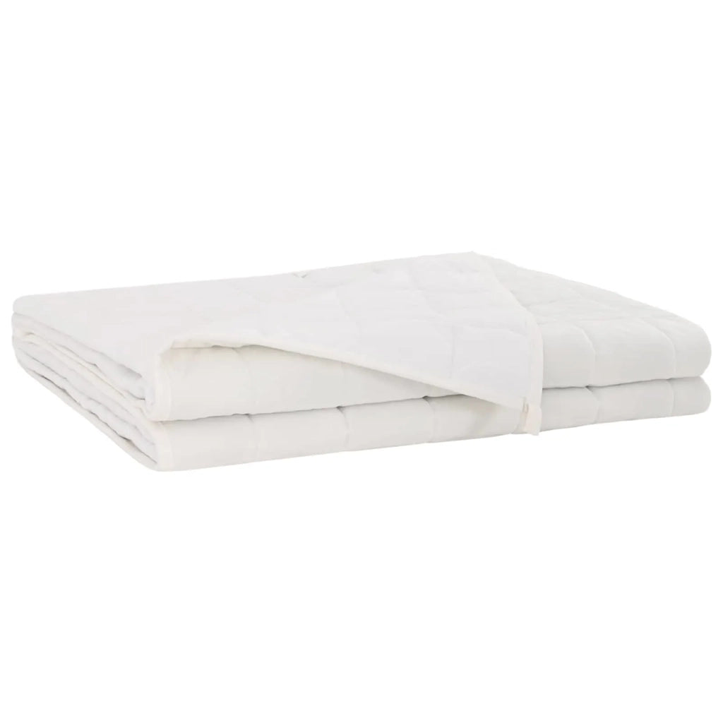 Coperta Ponderata Bianco 138 x 200 cm 10 kg 100% Cotone 205T 42044018