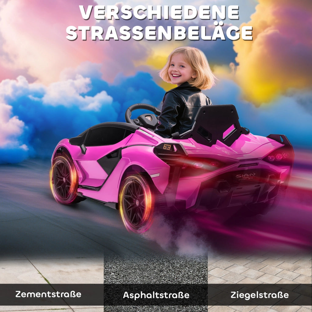 Auto elettrica per bambini ¨C Minimal ¨C Rosa