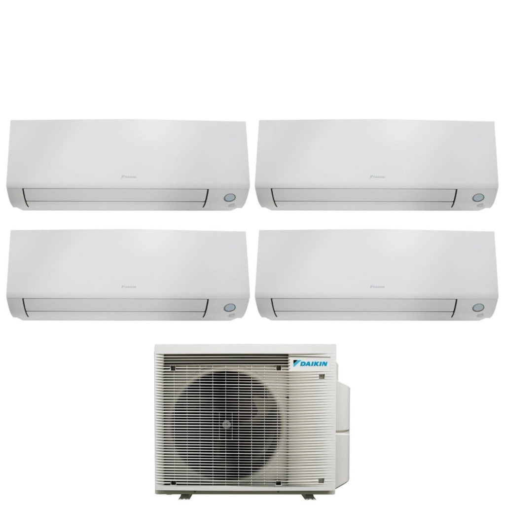 Climatizzatore Condizionatore Daikin Bluevolution Quadri Split Inverter serie PERFERA ALL SEASON 7+7+9+15 con 4MXM68A R-32 Wi-Fi Integrato 7000+7000+9000+15000 Garanzia Italiana