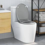 Sedile del WC Grigio 47 x 37,5 x 3,8 cm Duroplast 42002363