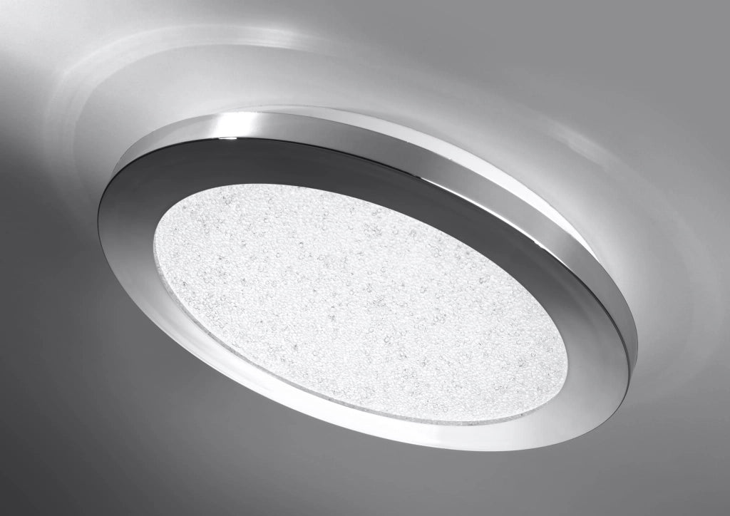 Plafoniera LED Candellux Pixel 40cm 24W cromata dimmer