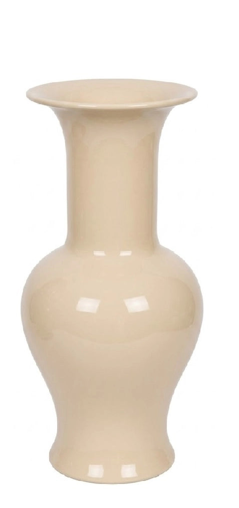 Vaso metallo MONDEX ROGER 15x16,5x31 cm beige 1 pz