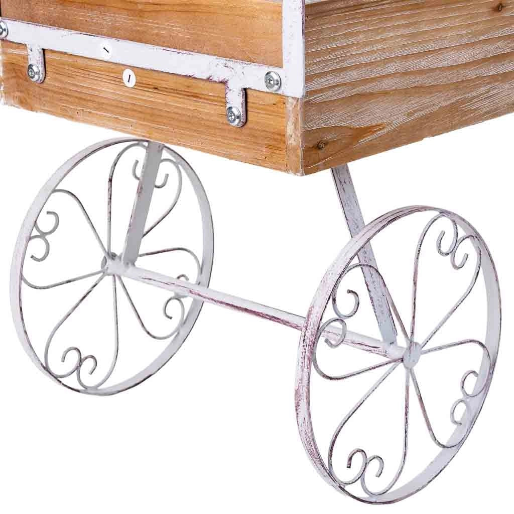 Carrello espositivo grigio 80x33x51