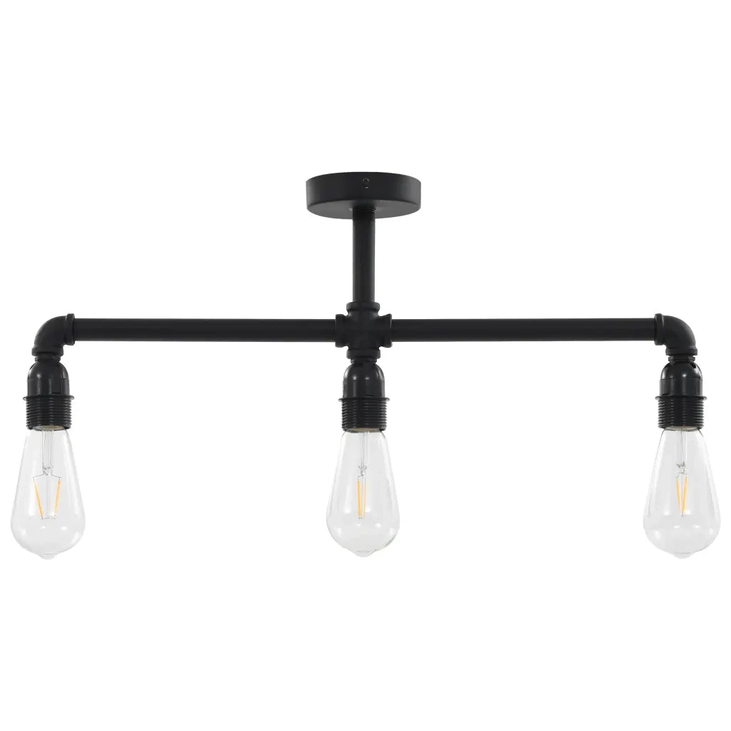 Lampadario Nero per 3 Lampadine E27 281628