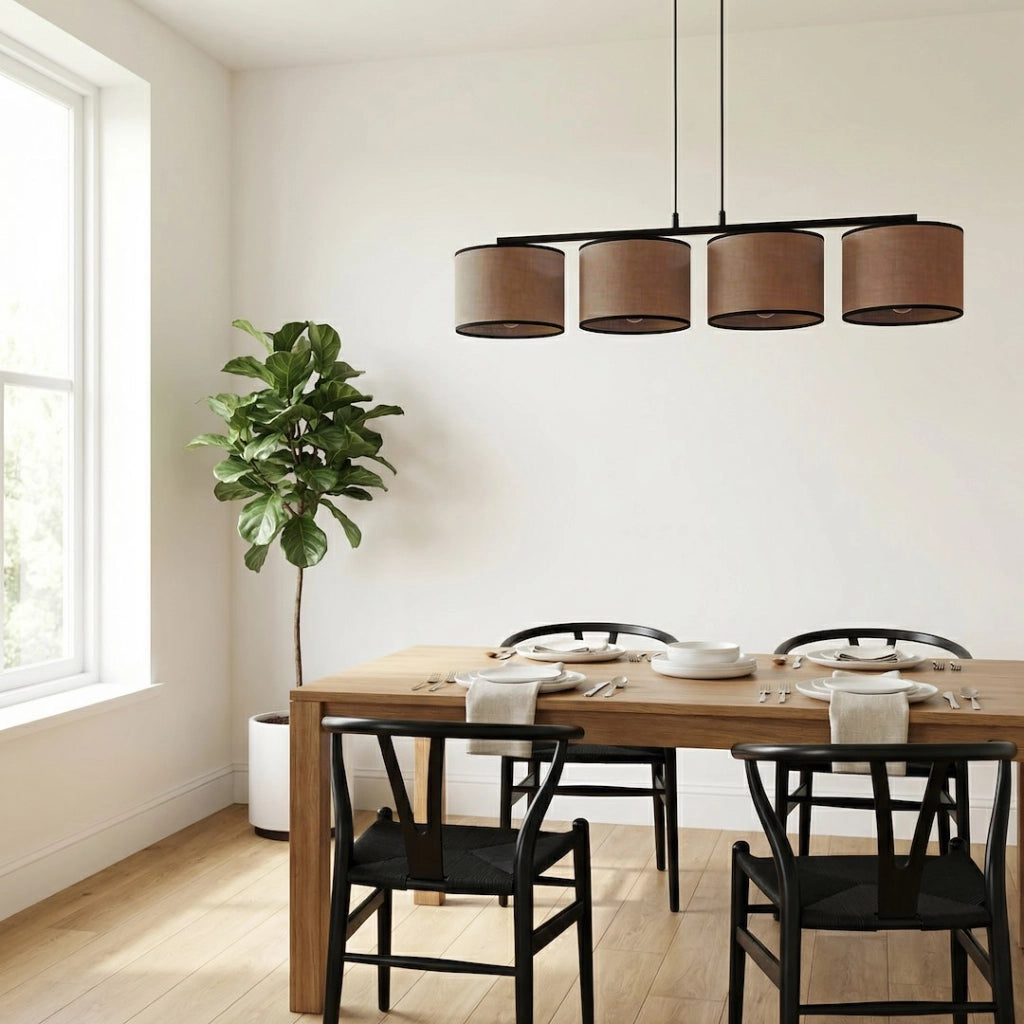 Lampada a sospensione ECO cilindrica 4xE27 Emibig