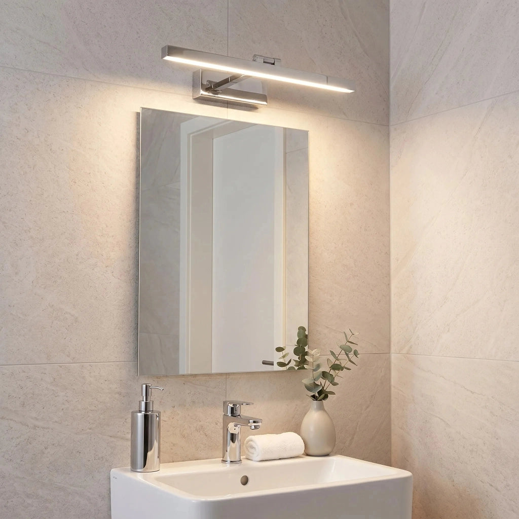 Applique Da Bagno Led APP1858-1W 60 Cm Chrome