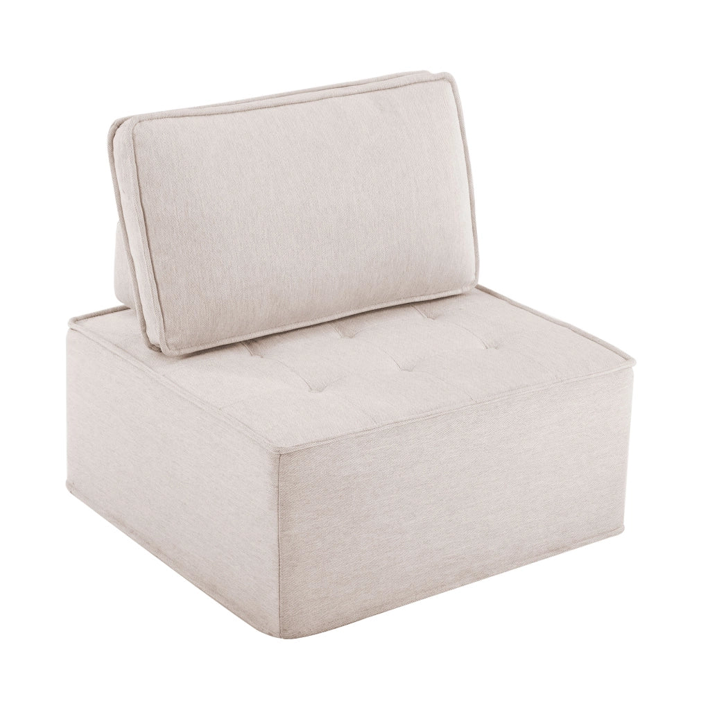 Divano singolo - Zephmum- Piccolo set di seduta, poltrona, pouf