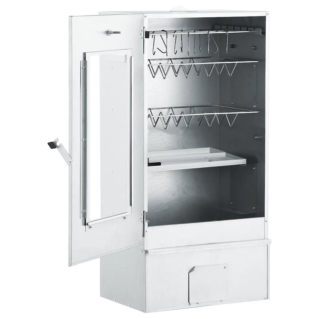 Forno Affumicatore BBQ con Tavolino in Acciaio Zincato CFW5167116