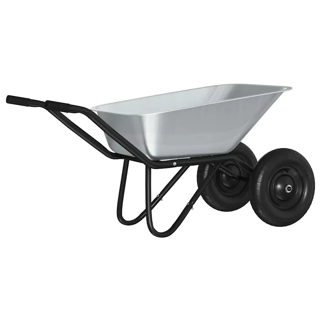 Carriole Argento e Nero 137 x 60 x 65,5 cm Acciaio 42007972