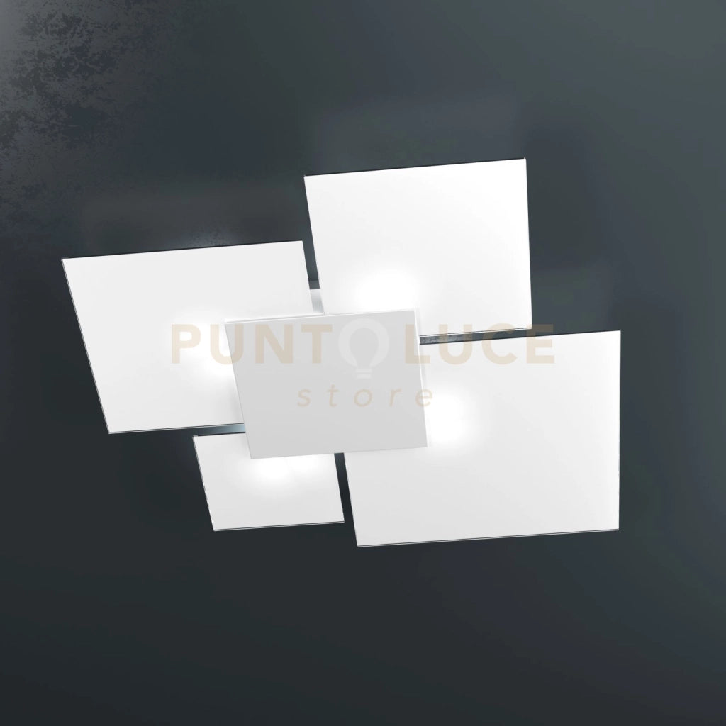 UPGRADE-90 APPLIQUE-PLAFONIERA 4 LUCI BIANCO 1148-90-BI