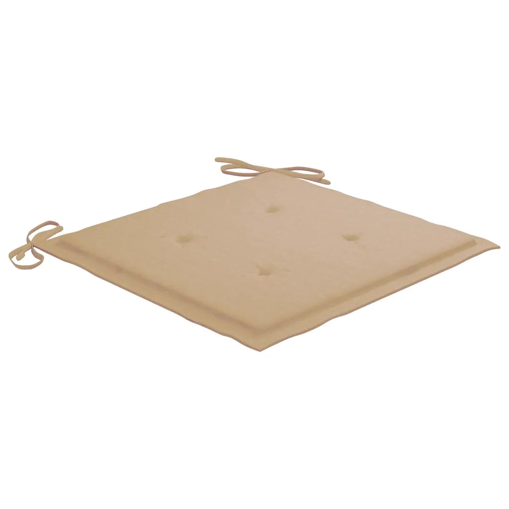 Set da Pranzo da Giardino 5 pz Pieghevole con Cuscini in Bambù 3063963
