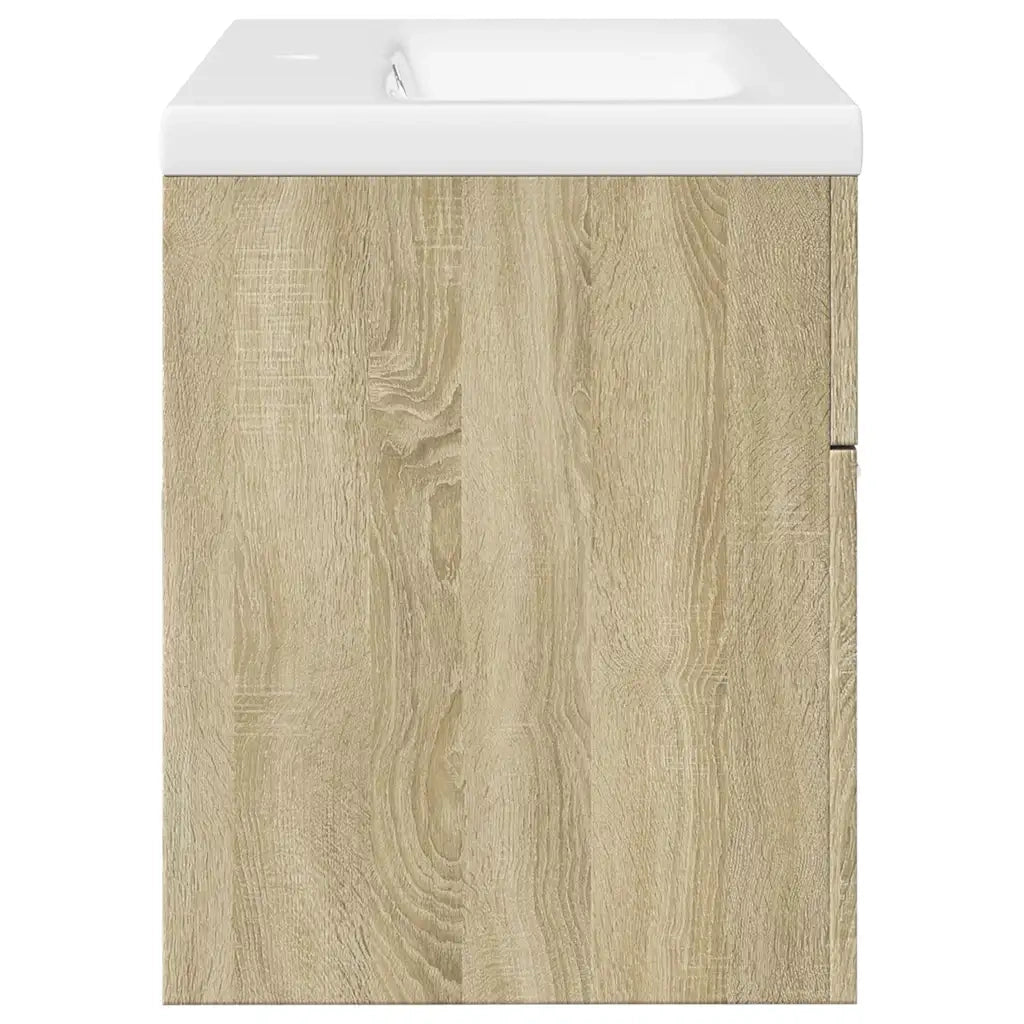 Mobile da Bagno con Lavabo Integrato Rovere Sonoma 3324984