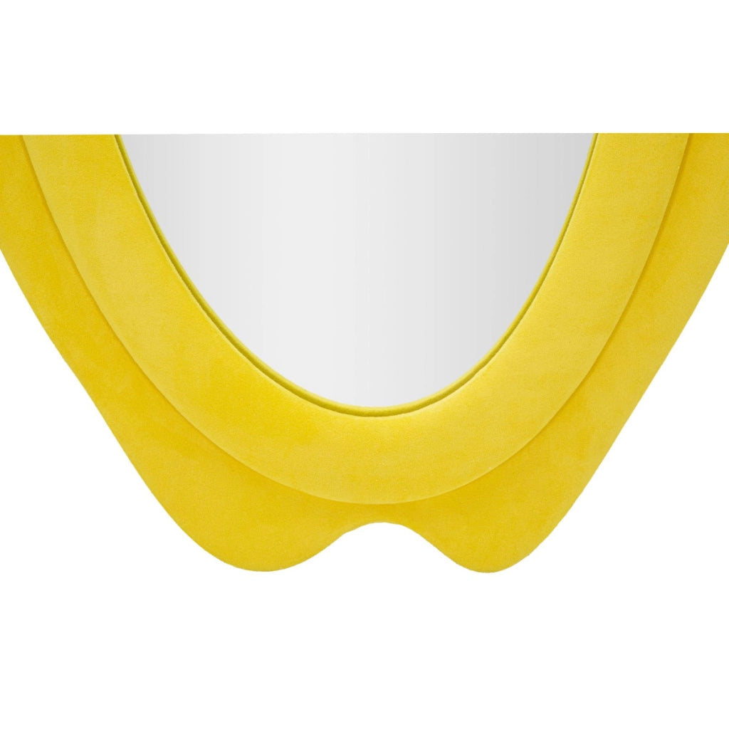Specchio con Cornice VKH467, Giallo, MDF, 40x4x160 cm