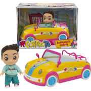 Trade Shop - La Macchina Di Luì E Sofì In Auto Cabrio Gioco Me Contro Te Con Mini Doll 12 Cm -