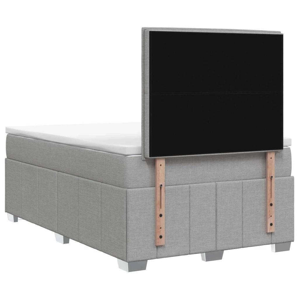 Letto box spring con materasso Grigio Chiaro 120 x 200 cm 3454106