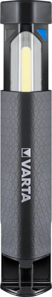Varta 18646101421 Work Flex Torcia LED COB 250 lm IP54 Telescopica Magnetica colore Nero