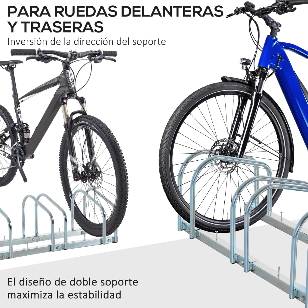 Portabiciclette per 3 Biciclette ¨C Minimal ¨C Grigio 76x33x27cm
