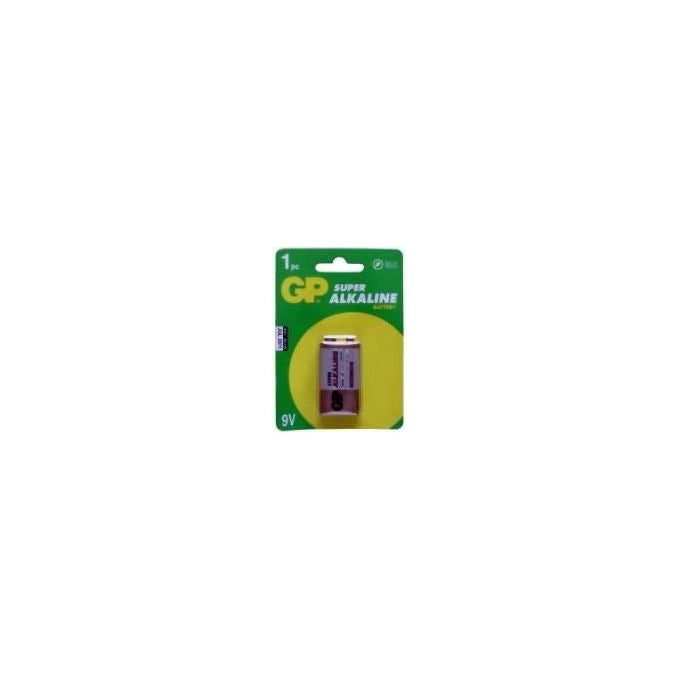 GP Batteries 1604A-U1 Super Alkaline Pila 9V 6LF22 PP3 Prismatica Alcalina 1 pezzo