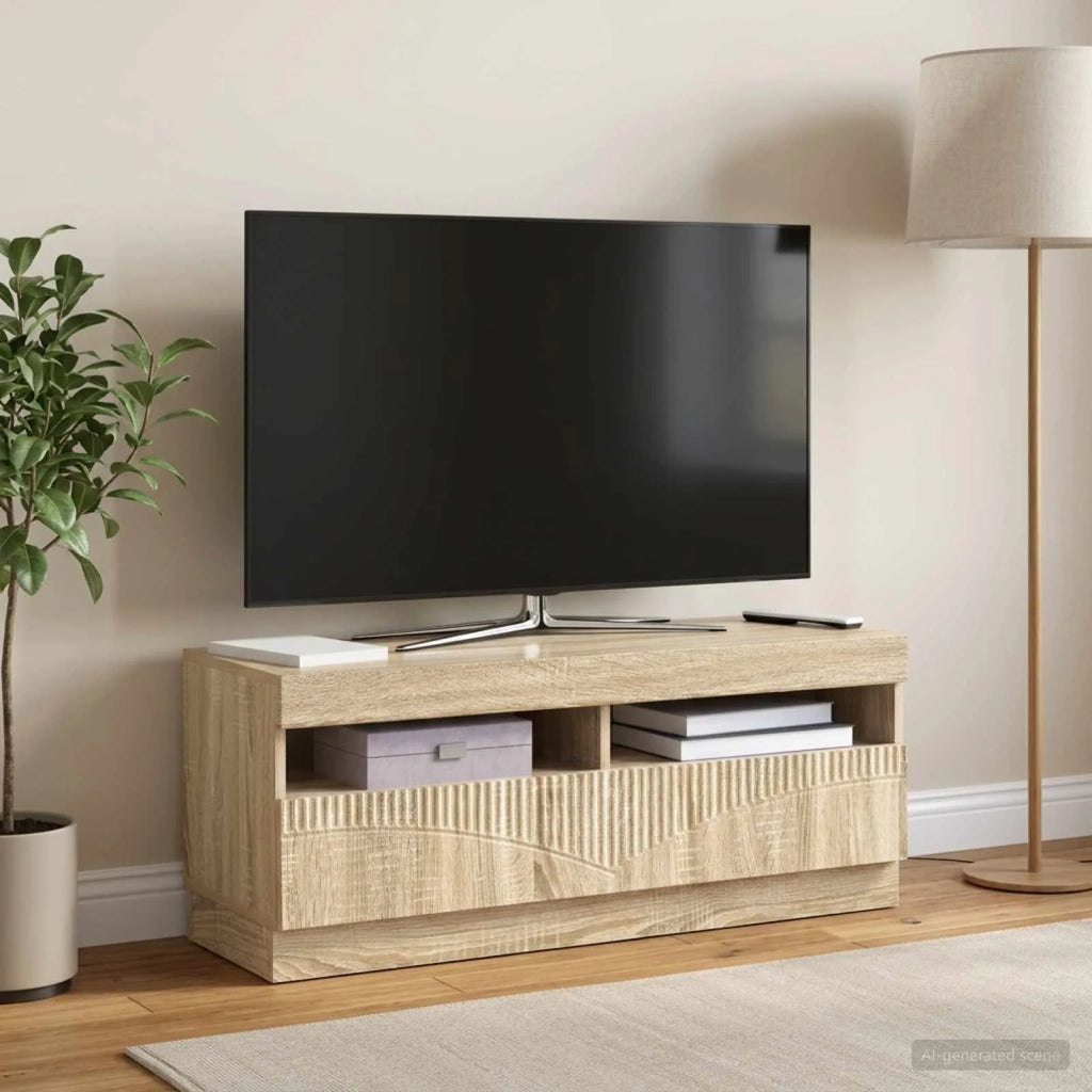 Mobile TV LED Rovere Sonoma Legno ingegnerizzato 897427
